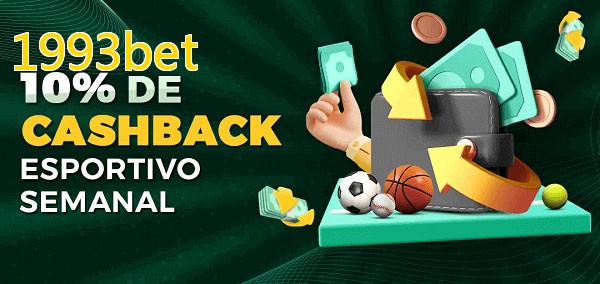 10% de bônus de cashback na 1993bet